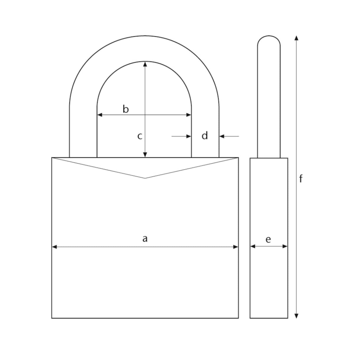 ABUS hänglås 64TI/40